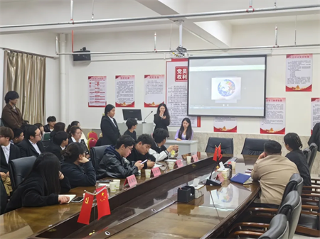 ag8亚集团九游会官方网站艺术学院团总支学生会 第十一周团学例会圆满结束