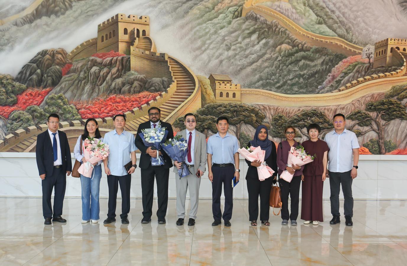 三国教育界同仁到访ag8亚集团九游会官方网站 共谱“一带一路”教育